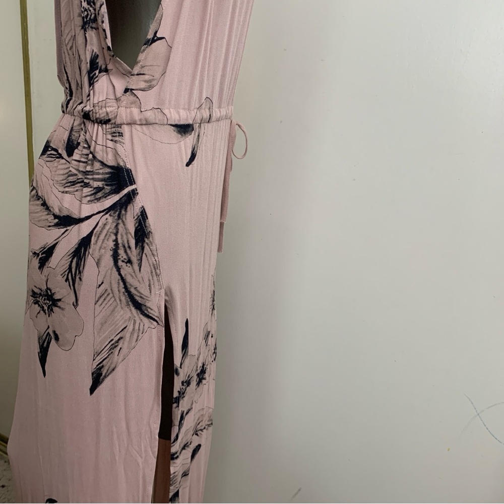 Stillwater XS high side‎ slits black floral print dress - Picture 6 of 12